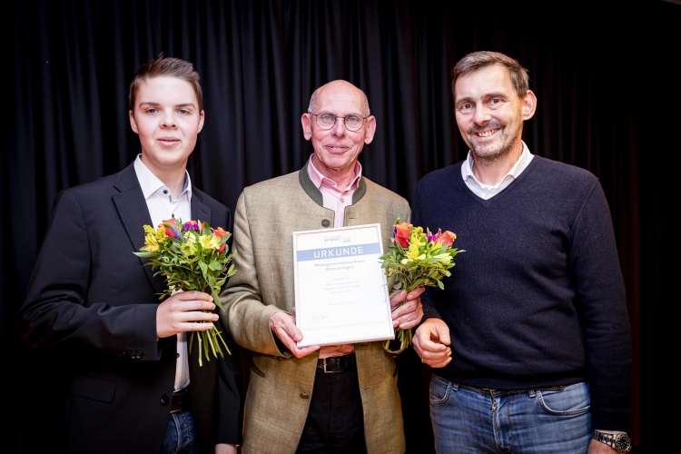 Preisträger MGH Memmingen mit Laudator Dr. Jan Kurz
