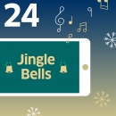 Jingle Bells auf Display