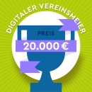 Sharepic quadratisch Digitale-Woche-Vereinsmeier, Preis 20000 EUR-Post_Feed, grün