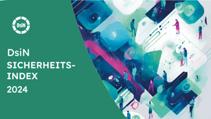 Dsin Sicherheitsindex 2024. Bunte Grafik. 