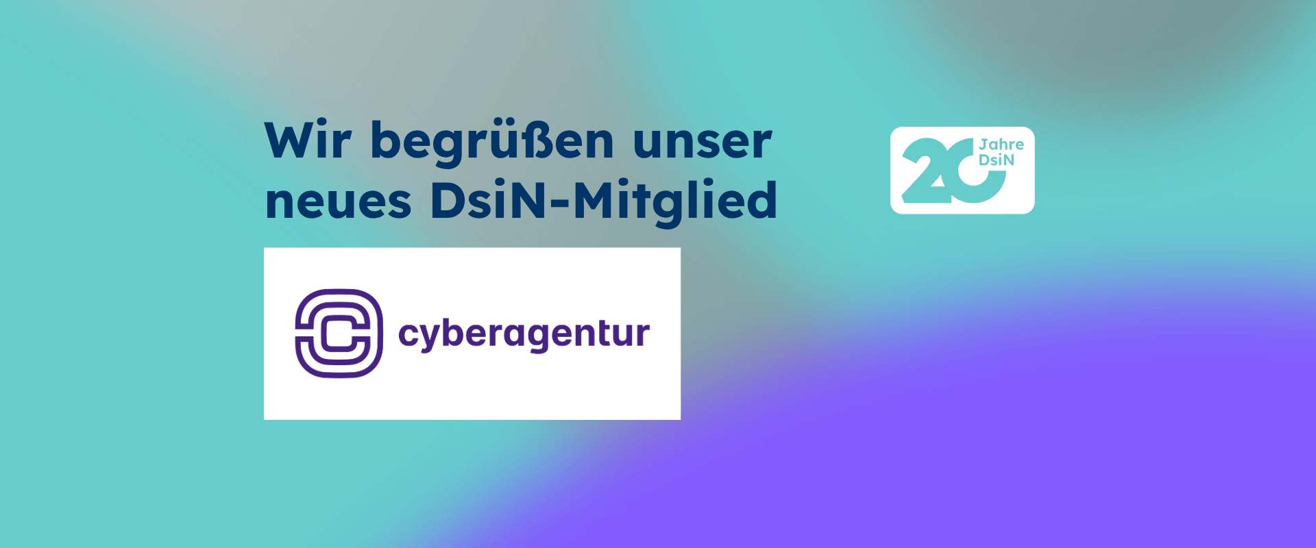 Wir begrüßen Cyberagentur