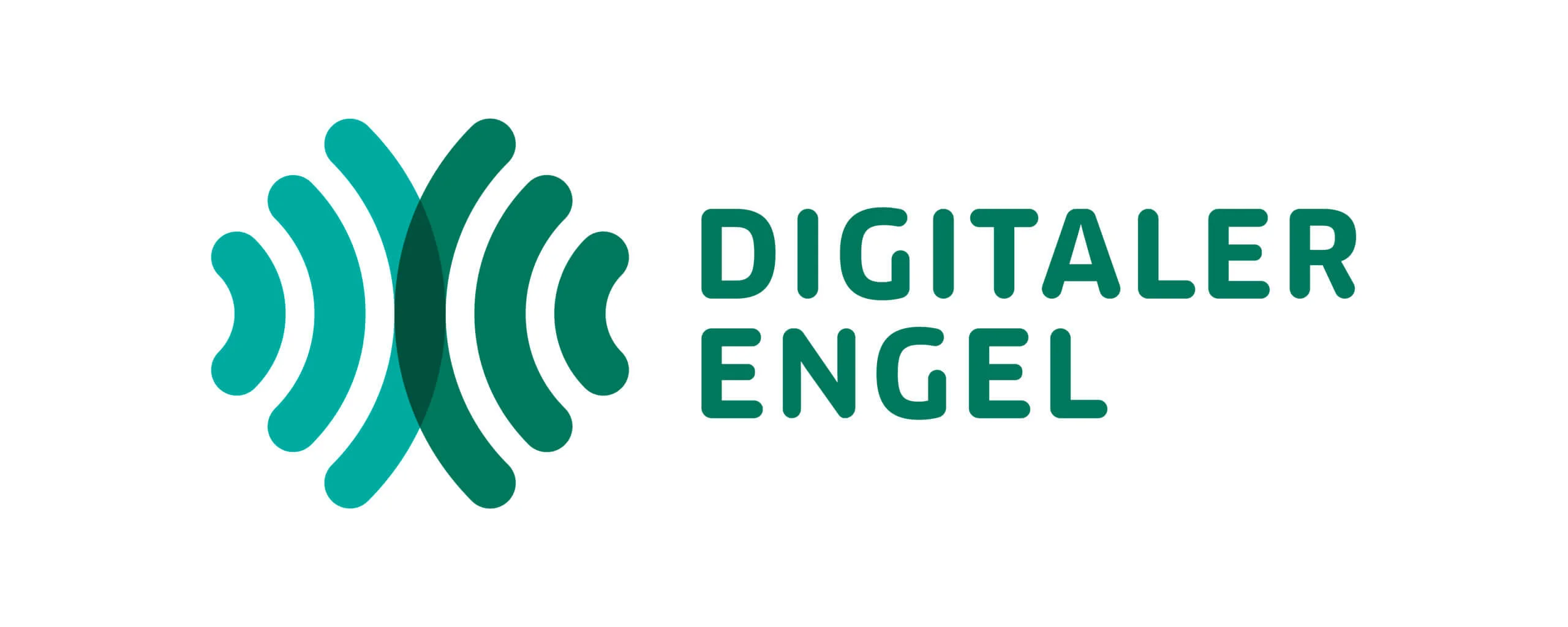 Logo mit Text Digitaler Engel